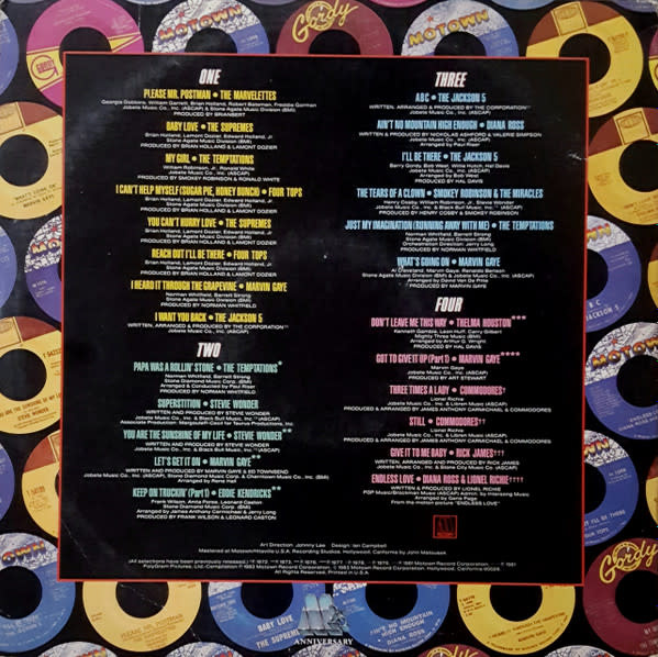 R&B/Soul/Funk V/A - Motown - 25 #1 Hits From 25 Years (VG++/VG+)