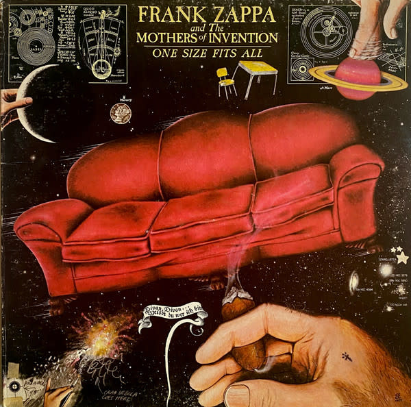 Rock/Pop Frank Zappa And The Mothers Of Invention - One Size Fits All ('75 CA) (VG+/VG, average ring/shelf/spine-wear)