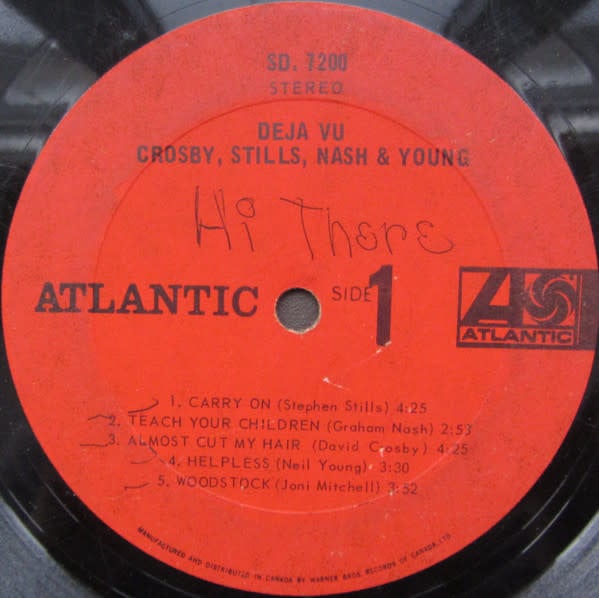 Rock/Pop Crosby, Stills, Nash & Young - Déjà Vu ('70 CA) (VG/VG)