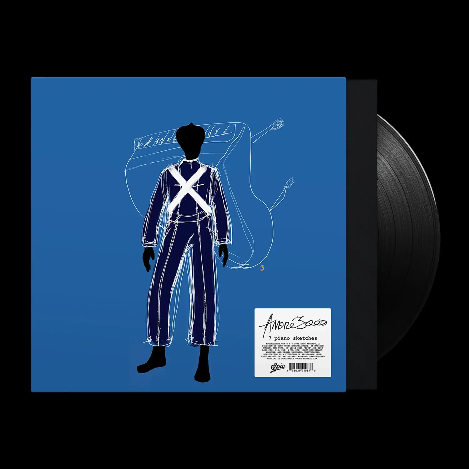 Jazz André 3000 - 7 Piano Sketches 10"