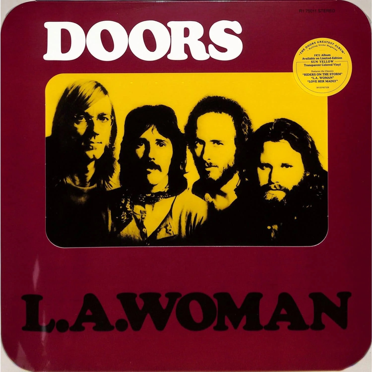 Rock/Pop The Doors - L.A. Woman (Sun Yellow Transparent Vinyl) (Price Reduced, Creases: $39.99 -> $34.99)