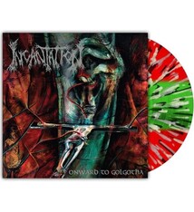 Metal Incantation - Onward To Golgotha (Custom Three Colour Stripe With Splatter)