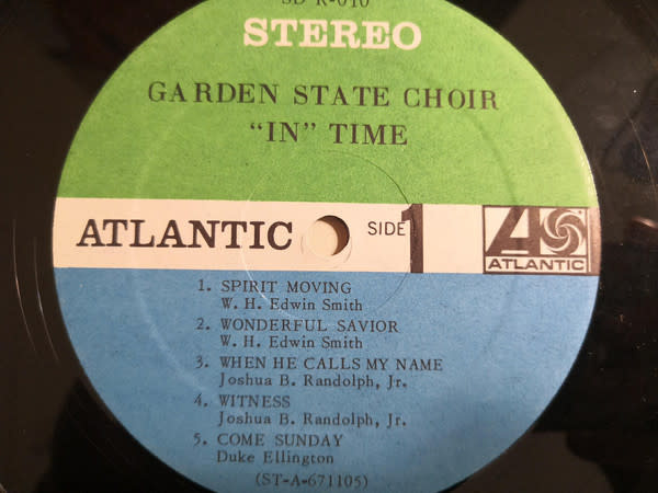 R&B/Soul/Funk Garden State Choir - "In" Time ('68 US Stereo) (VG+/VG)