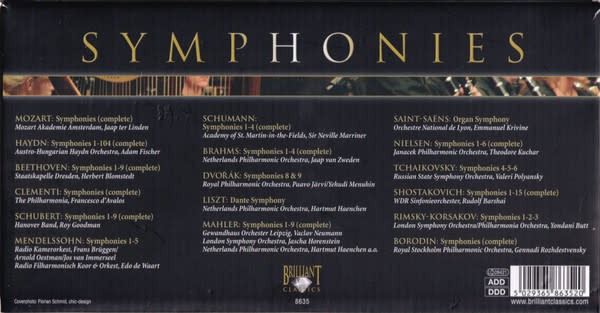Classical V/A - Symphonies (Brilliant Classics 100 CD Box) (STILL SEALED)
