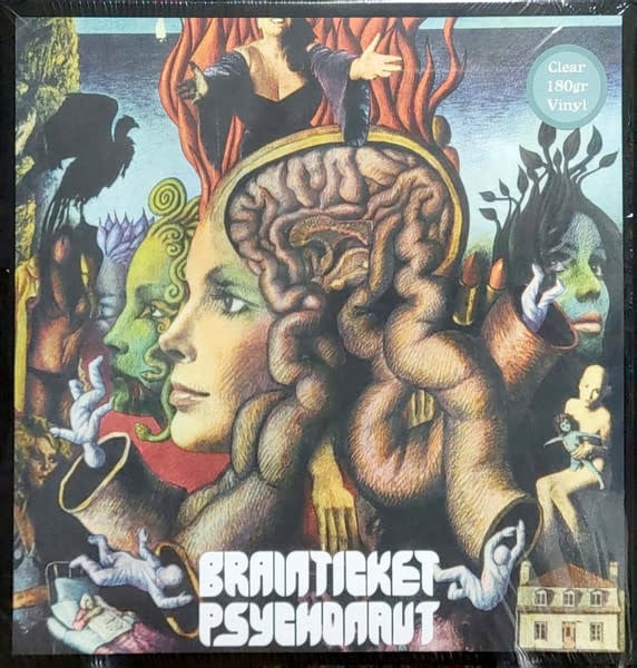 Krautrock Brainticket - Psychonaut (Lilith Records, Clear Vinyl Reissue) (VG+/VG)
