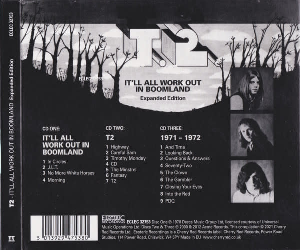 Rock/Pop T2- It'll All Work Out In Boomland (3CD Expanded Edition) (USED CD)