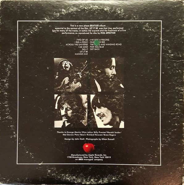 Rock/Pop The Beatles - Let It Be ('70s US Counterfeit Replica) (VG/VG)