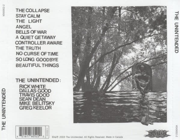 Rock/Pop The Unintended - S/T (2003 Blue Fog CD) (USED CD)