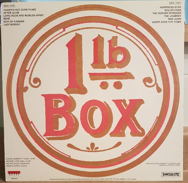 Rock/Pop Small Faces - Ogden's Nut Gone Flake (CA Reissue) (VG++/VG++)