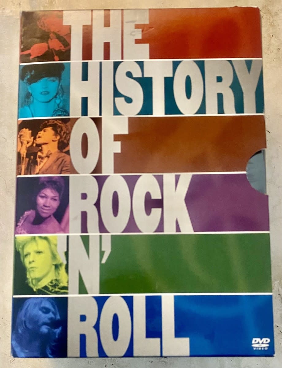 About Music The History Of Rock 'N' Roll (5 DVD Box Set) (STILL SEALED, pinhole punch)