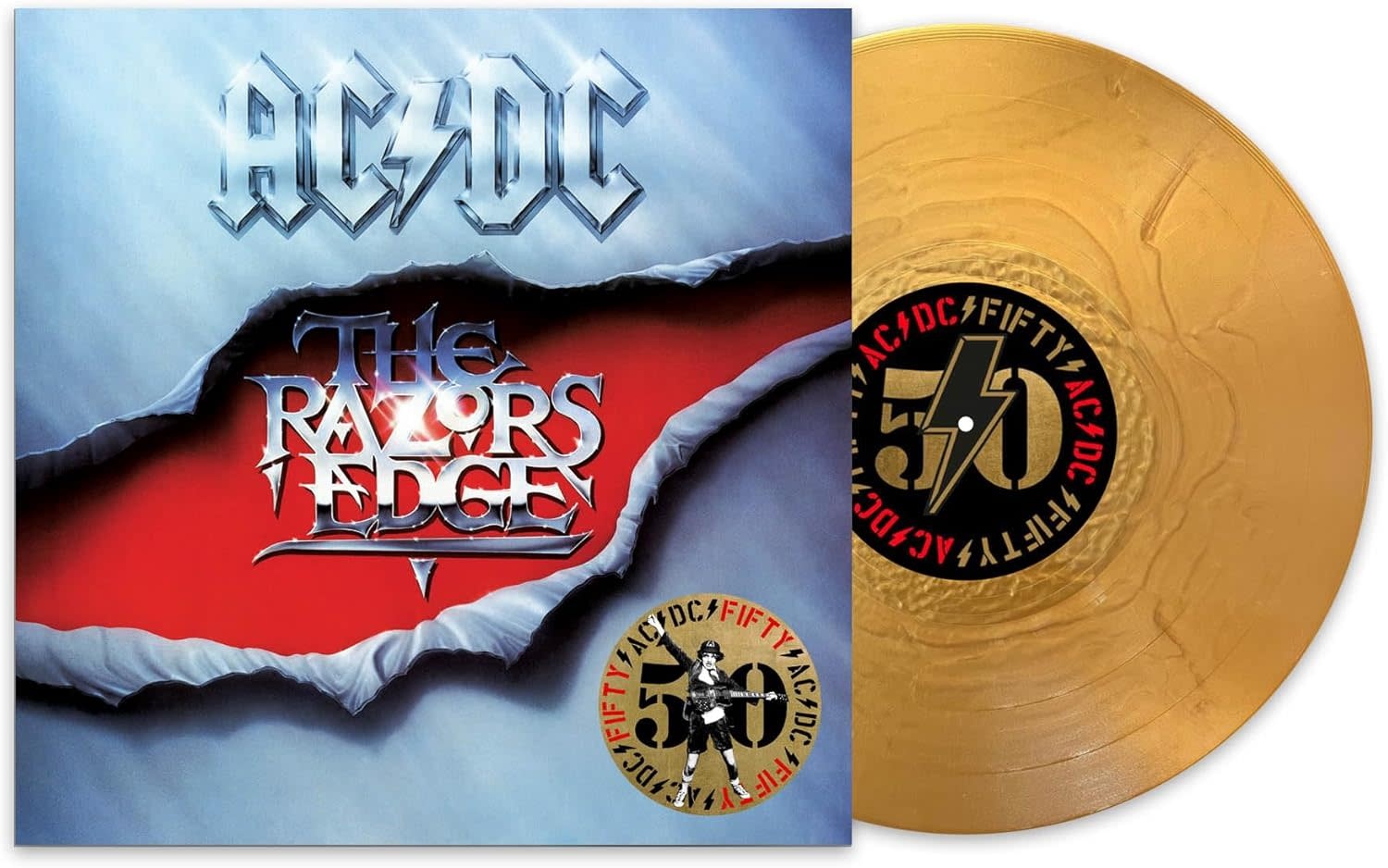 Rock/Pop AC/DC - The Razors Edge (Gold Vinyl)