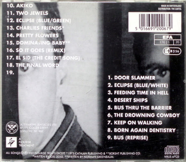 Experimental Klaus Flouride - Because I Say So (USED CD)