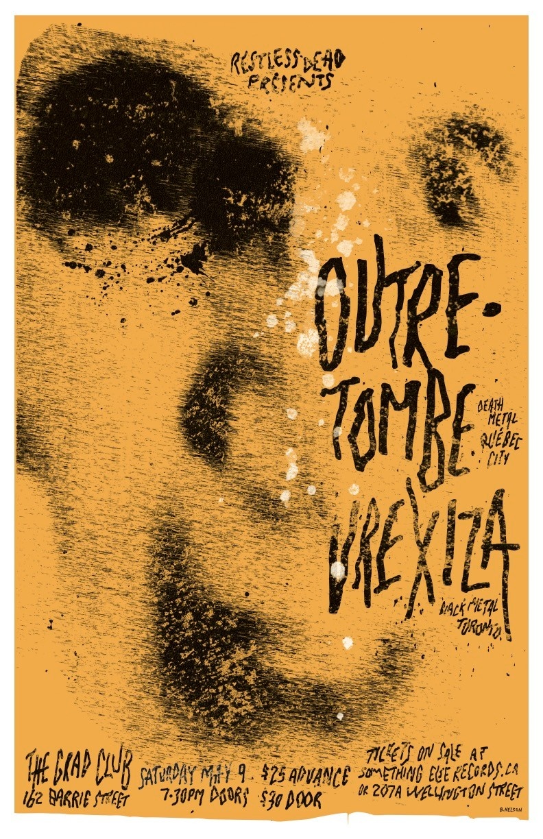 Metal Ticket: Outre-Tombe + Vrexiza at The Grad Club, Saturday May 9, 7:30pm