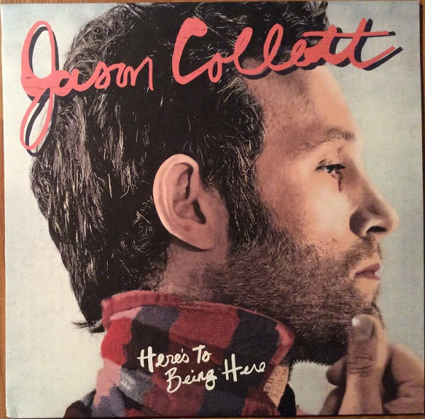 Rock/Pop Jason Collett - Here's To Being Here (Pink Vinyl, Autographed back cover) (VG+/NM)