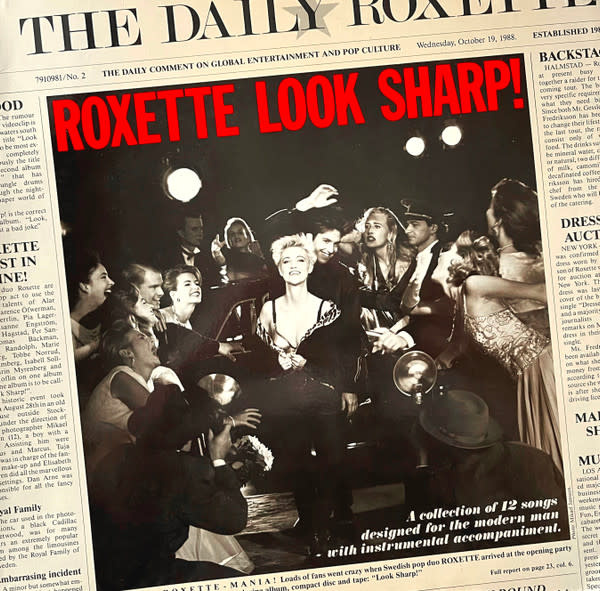 Rock/Pop Roxette - Look Sharp! ('88 US) (VG+/VG, pen + marker on front + back covers)