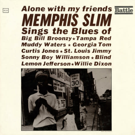 Blues Memphis Slim - Alone With My Friends ('61 US) (VG/VG+)