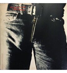 Rock/Pop The Rolling Stones - Sticky Fingers ('71 CA Zipper Cover, with Insert) (G+, surface noise/VG, missing pull-tab on zipper, light stain)