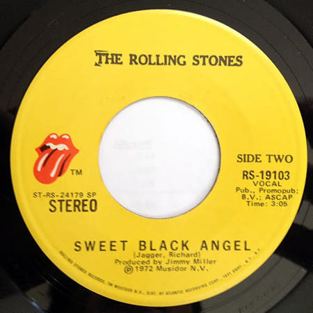 Rock/Pop The Rolling Stones - Tumbling Dice b/w Sweet Black Angel ('72 US Mono 7") (VG+/generic sleeve)