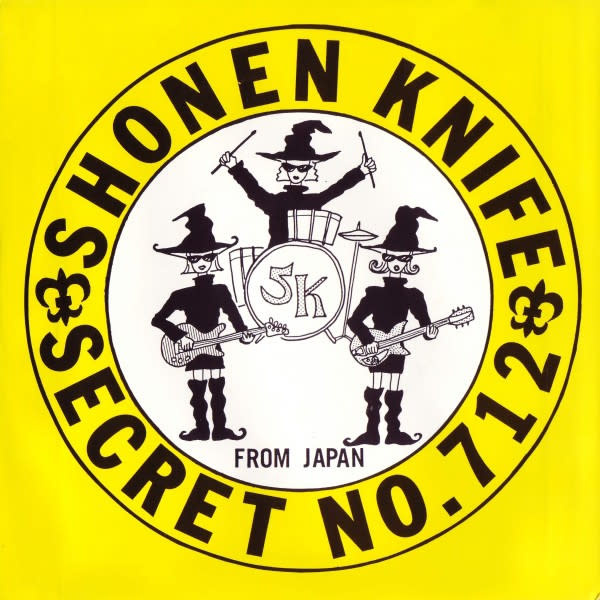 Rock/Pop Shonen Knife - Secret No. 712 ('91 US Pink 7") (VG+/VG+)