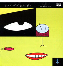 Rock/Pop Shonen Knife - Neon Zebra b/w Bear Up Bison (Live) ('91 US Grey 7") (VG+/VG+)
