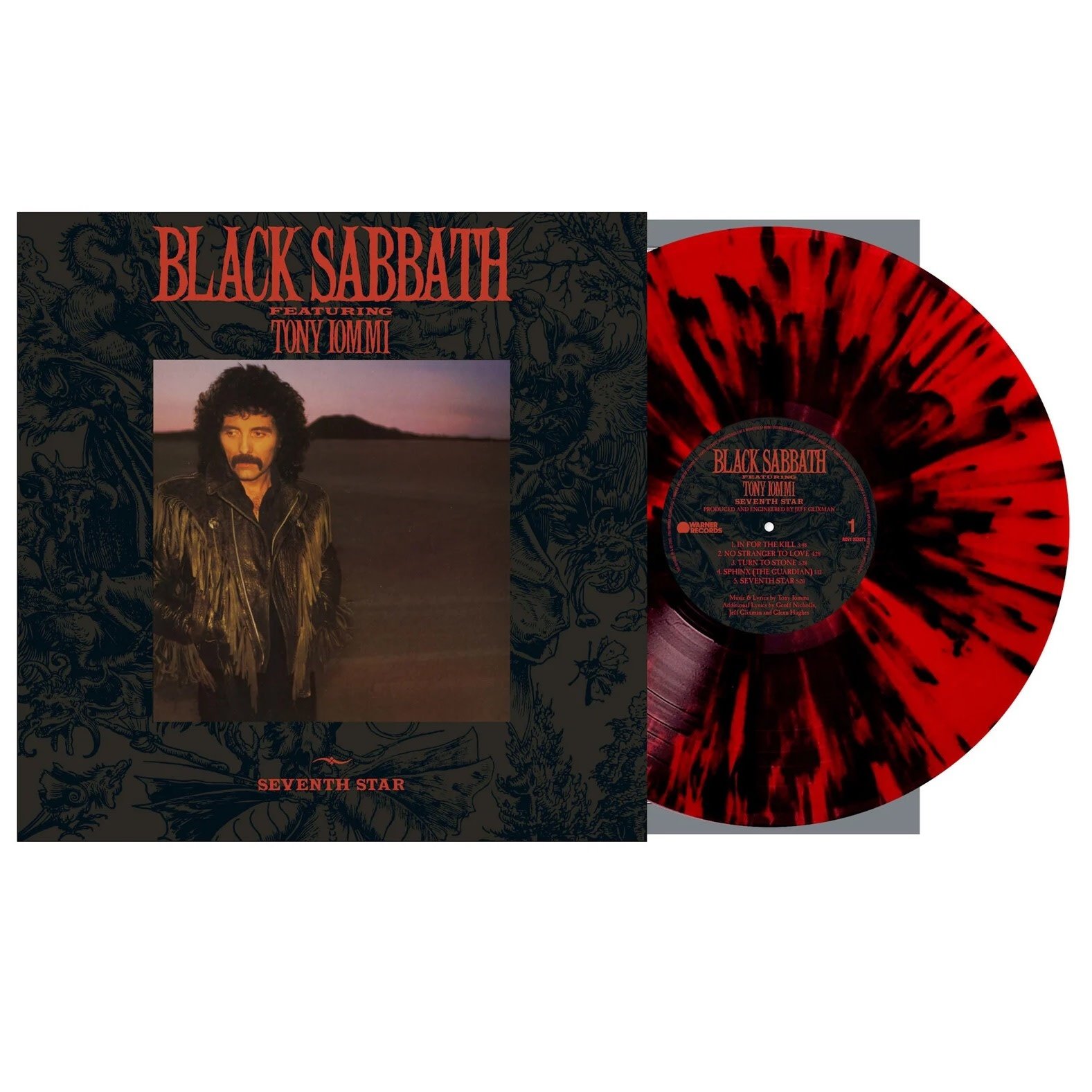 Metal Black Sabbath Featuring Tony Iommi - Seventh Star (Red & Black Splatter) (RSD 2026)