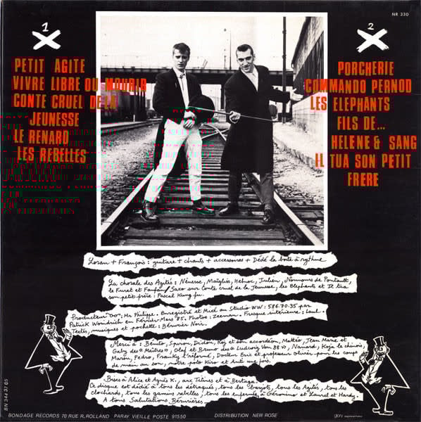 Rock/Pop Bérurier Noir - Concerto Pour Détraqués (80s Bondage Records Gatefold) (VG+/VG+)