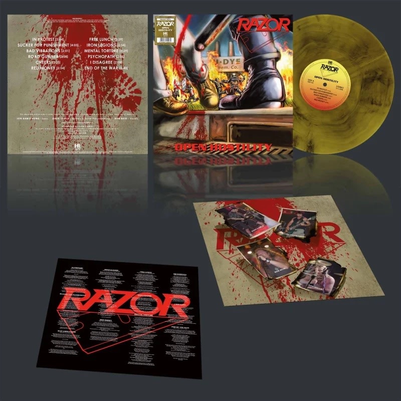 Metal Razor - Open Hostility (Galaxy Coloured Vinyl)