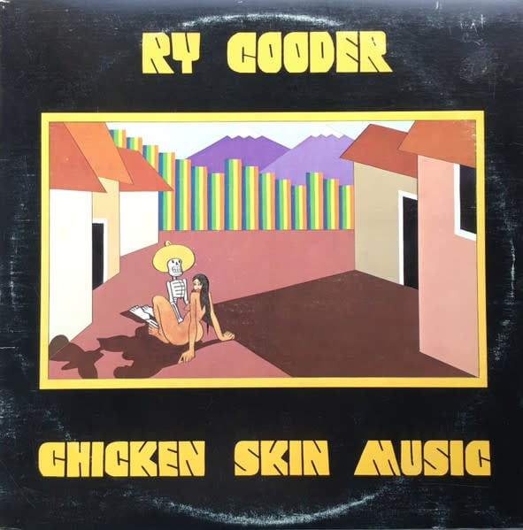 Rock/Pop Ry Cooder - Chicken Skin Music ('70s CA Reissue) (VG+/VG, creases, ring/shelf-wear)