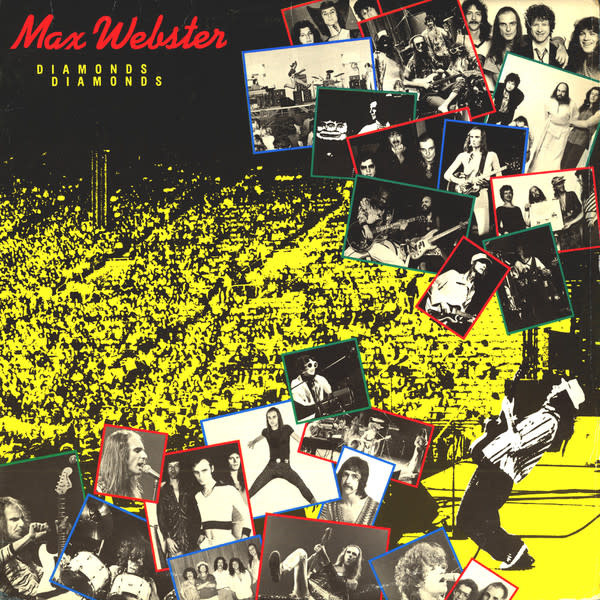 Rock/Pop Max Webster - Diamonds Diamonds ('81 CA) (VG+/VG+, promo slice)