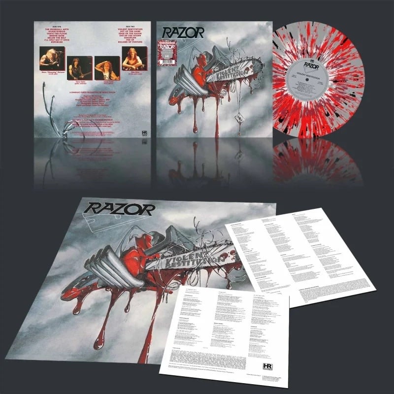 Metal Razor - Violent Restitution (Splatter Vinyl) (CUSTOMER ORDER)