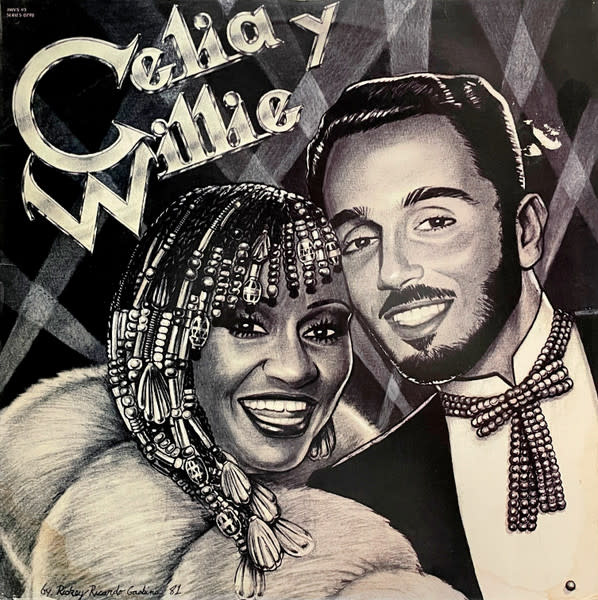 World Celia Cruz & Willie Colón - Celia Y Willie ('81 US) (VG+/VG, sticker+wobc)