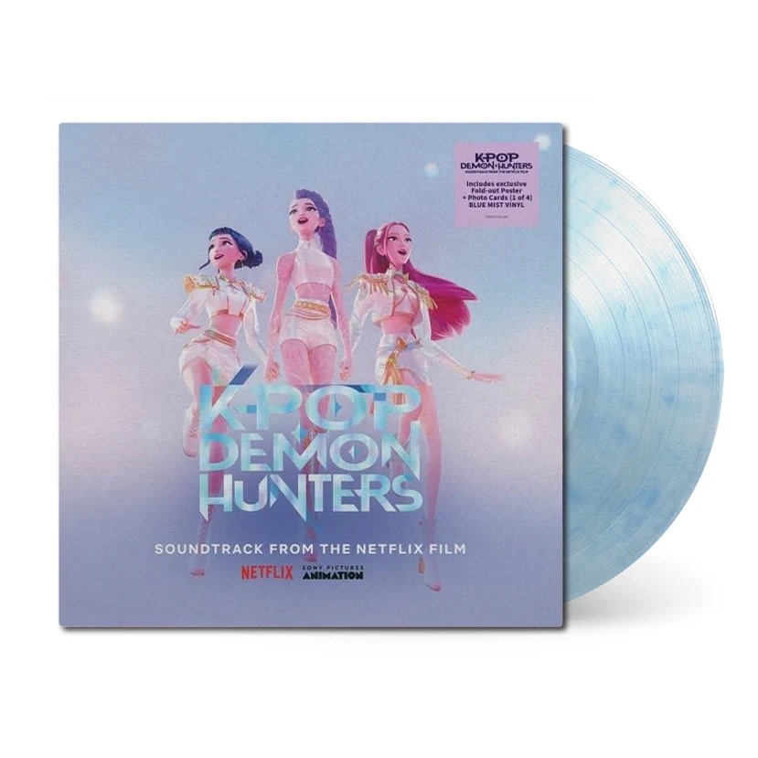 Soundtracks V/A - K-Pop Demon Hunters (Soundtrack) (Blue Mist Vinyl w/Poster + Photo Card)