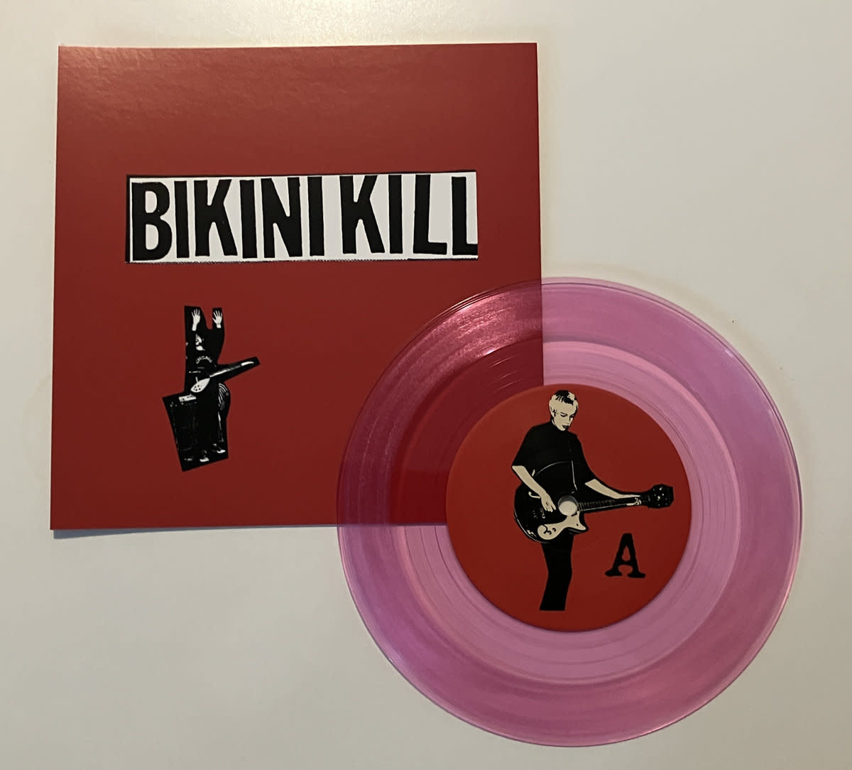 Punk/Hardcore Bikini Kill - I Like Fucking b/w I Hate Danger (Clear Pink Vinyl)