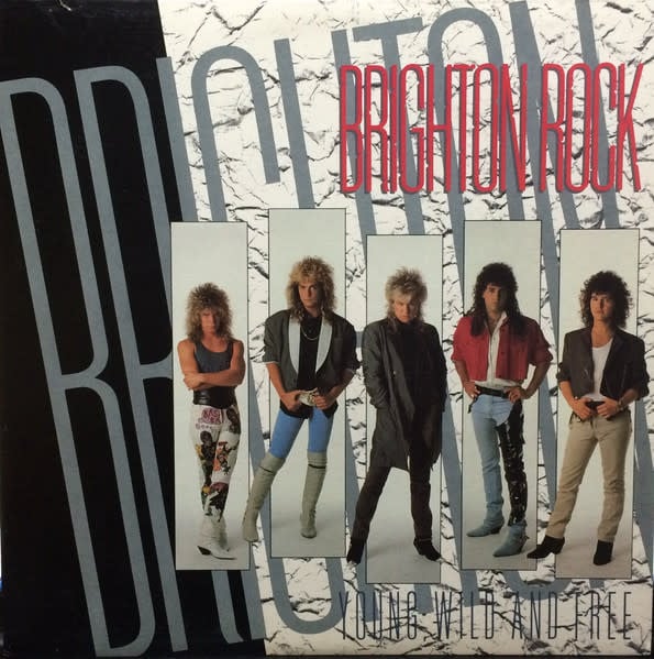 Rock/Pop Brighton Rock - Young, Wild And Free ('86 CA) (VG+/VG+)