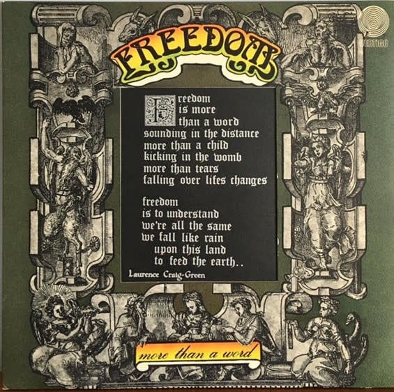 Rock/Pop Freedom - Freedom Is More Than A Word ('72 CA) (VG+, light scuff/VG+, hole punch)