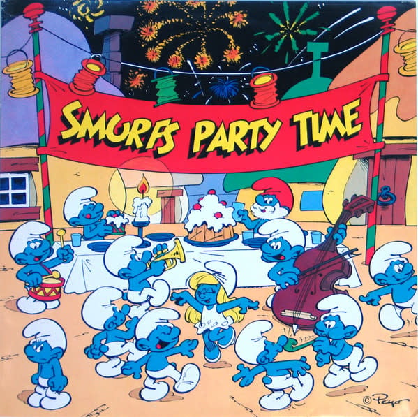 Childrens The Smurfs Party Time (M/M, still sealed)