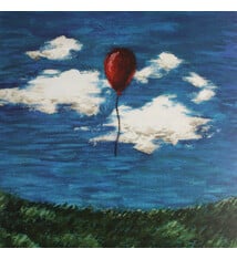 Rock/Pop Grandview - Everything Between Paint And A Wall (2014 Teal Vinyl) (NM/VG+, small spine-split)