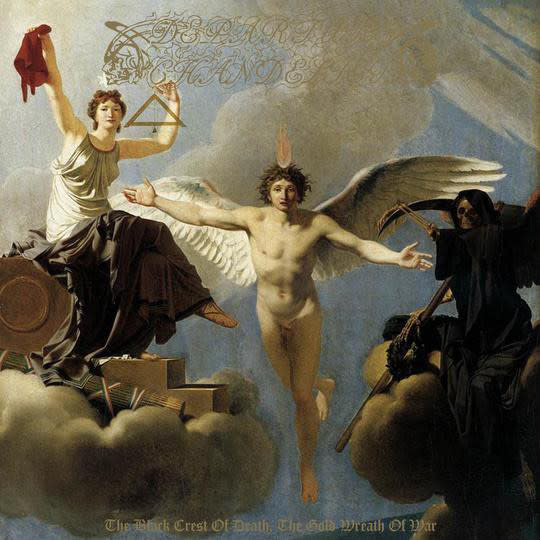 Metal Departure Chandelier - The Black Crest Of Death, The Gold Wreath Of War