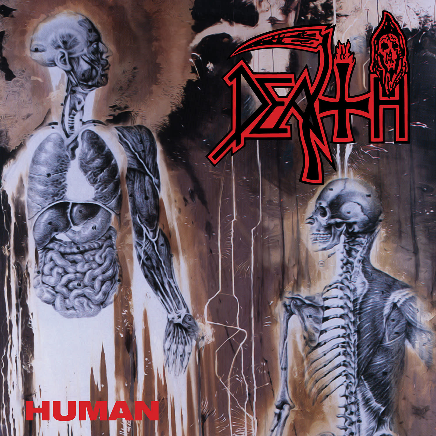 Metal Death - Human (Relapse Reissue) (VG++/VG+, creases)