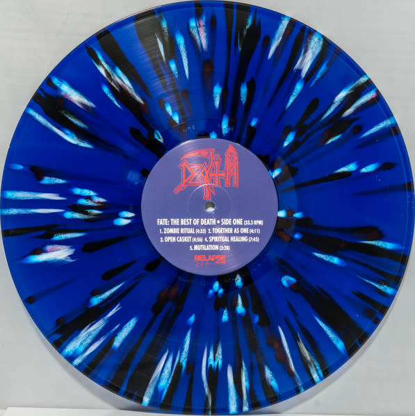 Metal Death - Fate: The Best Of Death (2023 Splatter Vinyl) (VG+/VG++)