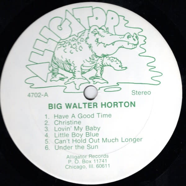 Blues Big Walter Horton With Carey Bell - S/T ('70s US) (VG, conservative grade: light crackle at the beginning of each side/VG+, shelf-wear)