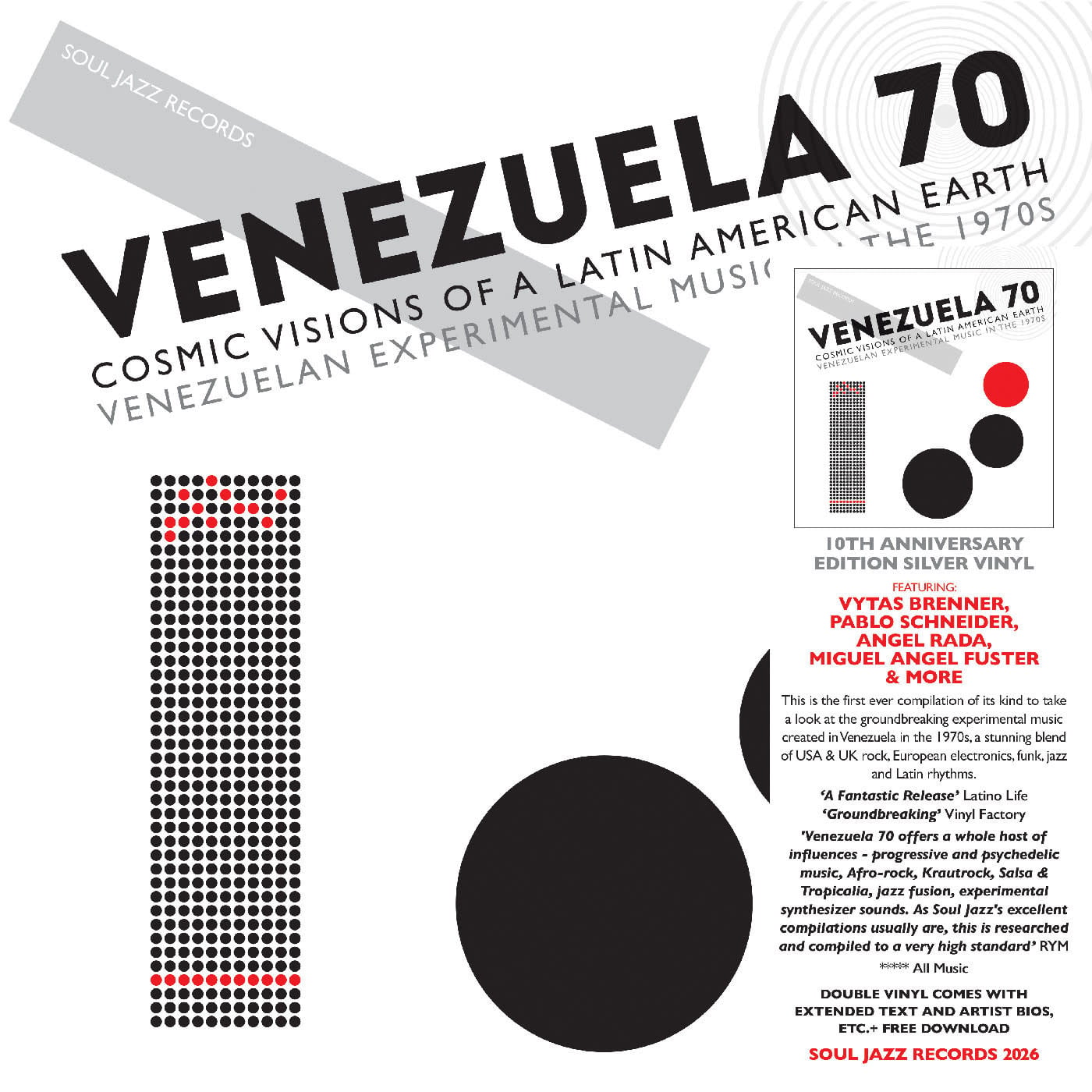 World V/A - Soul Jazz Records Presents: Venezuela 70 (10th Anniversary Silver Vinyl)
