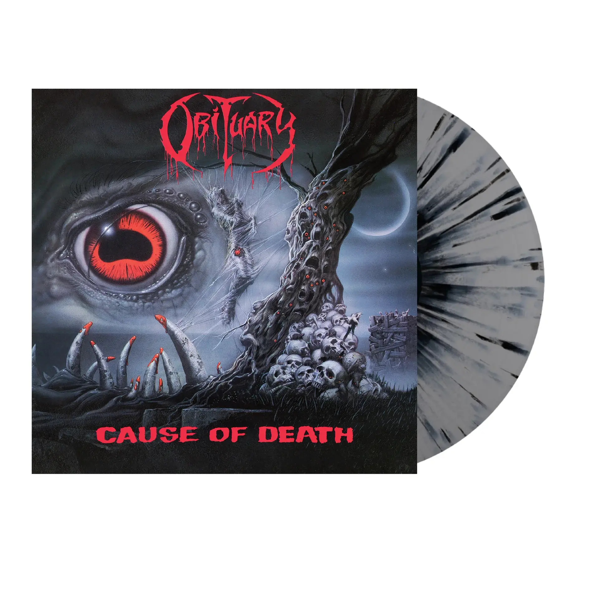 Metal Obituary - Cause Of Death (Remastered Gray With Black Splatter Vinyl)