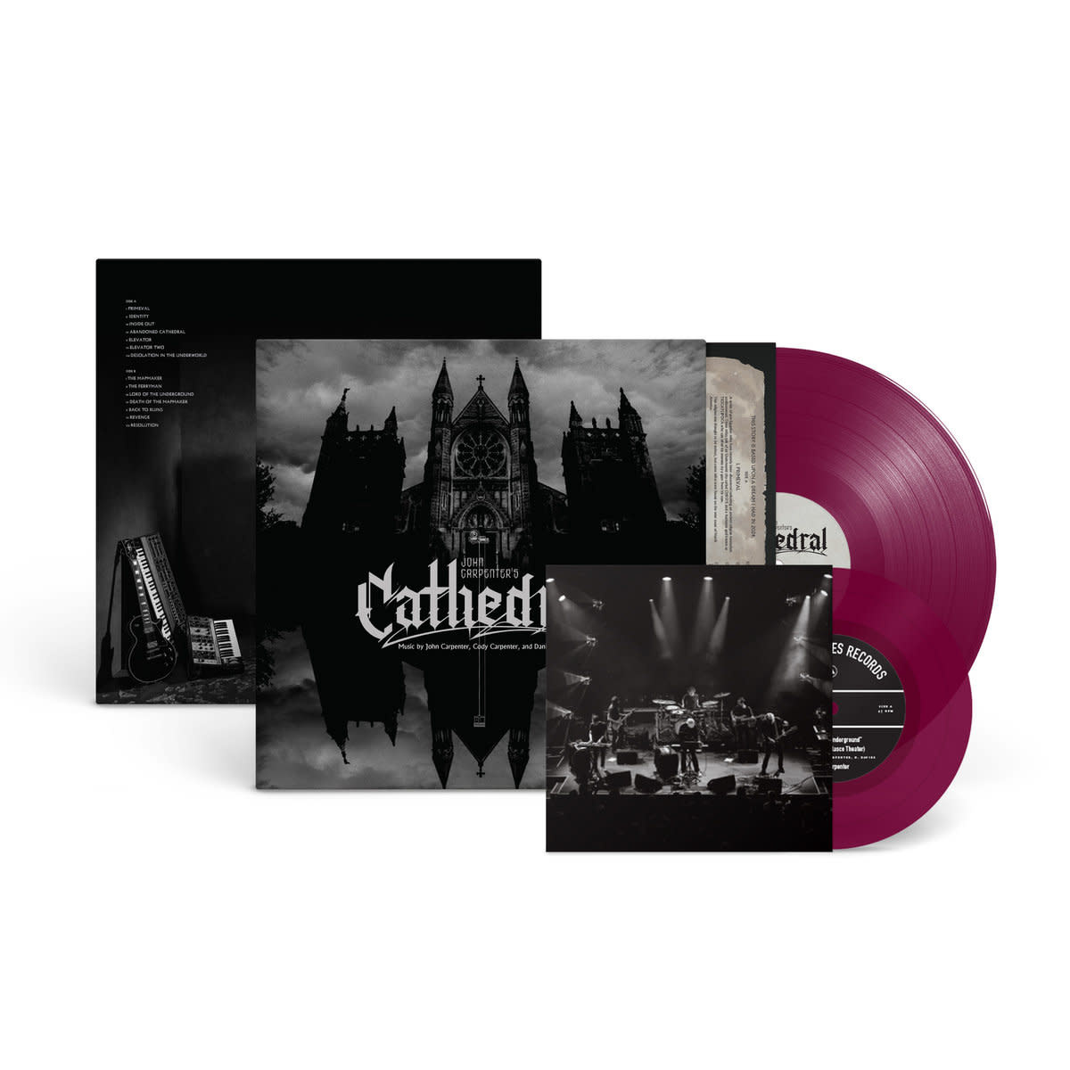 Soundtracks John Carpenter / Cody Carpenter / Daniel Davies - Cathedral (Amethyst Coloured Vinyl w/7")