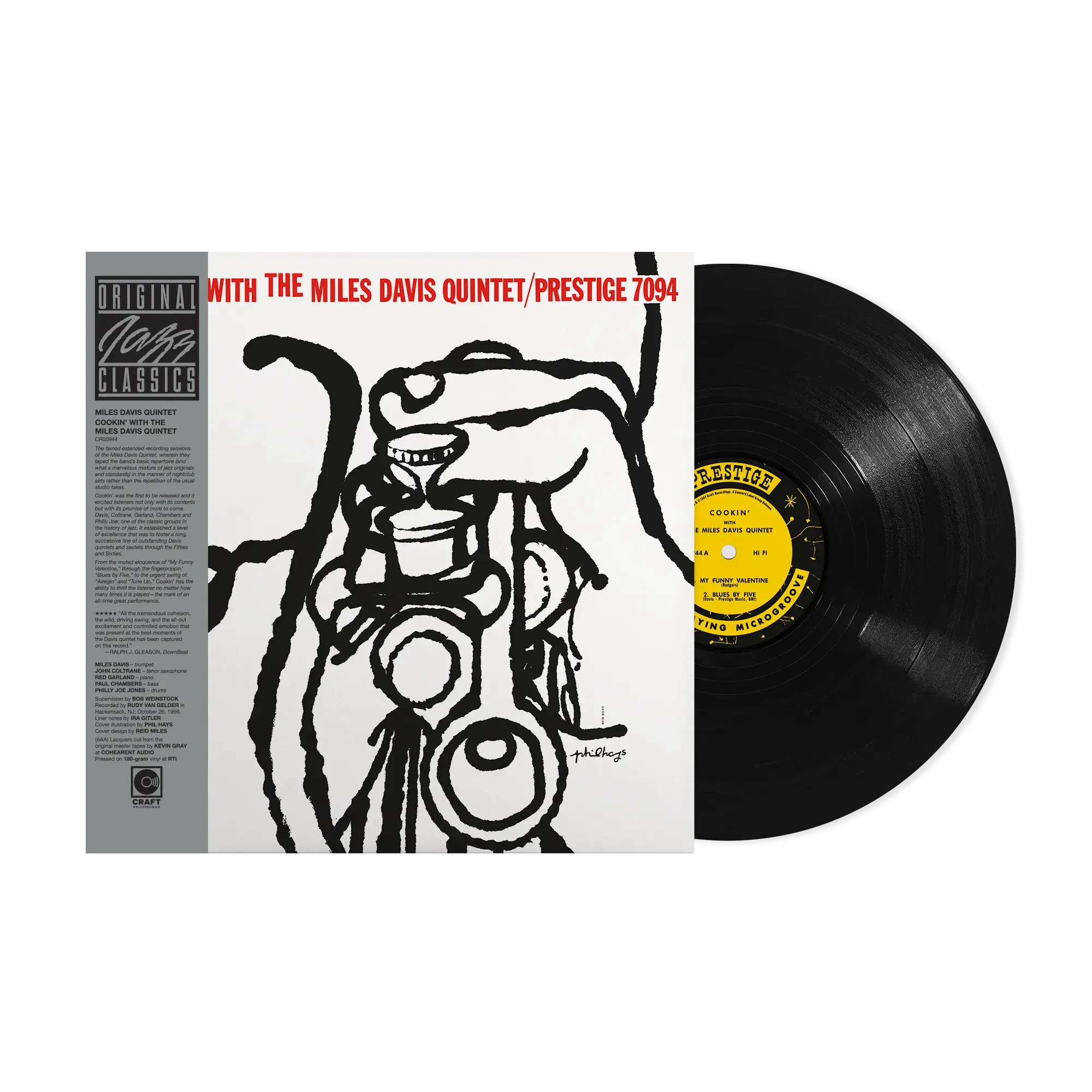 Jazz The Miles Davis Quintet - Cookin' With The Miles Davis Quintet (OJC Craft 180g)