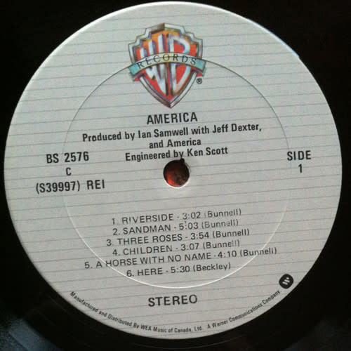 Rock/Pop America - S/T (CA reissue) (VG+/VG+)