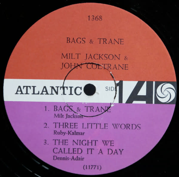 Jazz Milt Jackson & John Coltrane - Bags & Trane ('61 US Mono) (G+/VG, tape on cover)