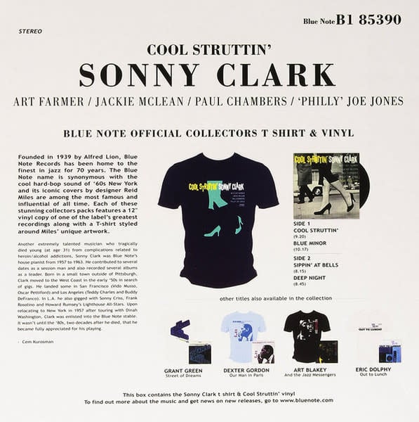 Jazz Sonny Clark - Cool Struttin' ('09 LP + T-Shirt Box Set - Size L) (STILL SEALED)
