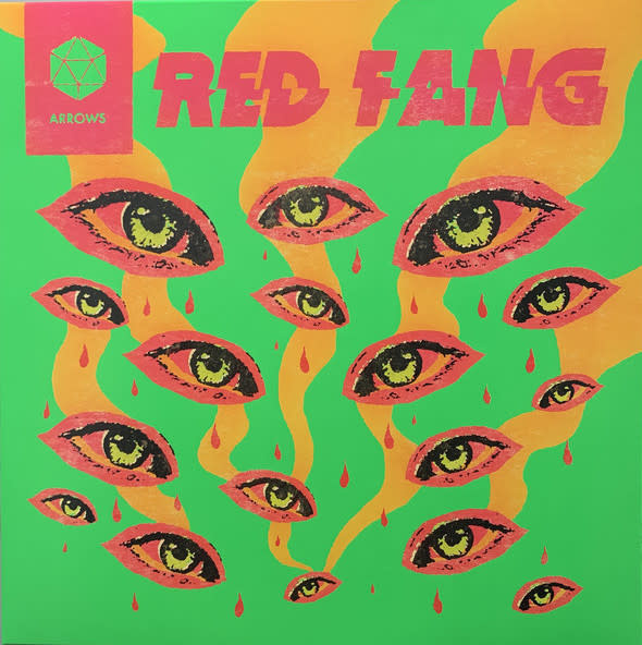 Rock/Pop Red Fang - Arrows (Green Neon, Magenta Neon & Yellow Neon Tri-Color Merge) (VG+/VG++)