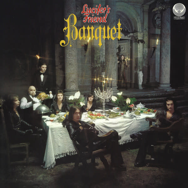 Rock/Pop Lucifer's Friend - Banquet ('74 Germany) (VG, plays VG+/VG, 2 in. of spine-wear)